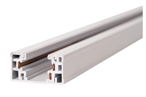 Lucide TRACK Carril superior - Sistema de carril monofásico / Iluminación con rieles - 1 metro- Blanco(Extensión) - detalle 1